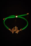 PULSERA HERRADURA CABALLO VERDE